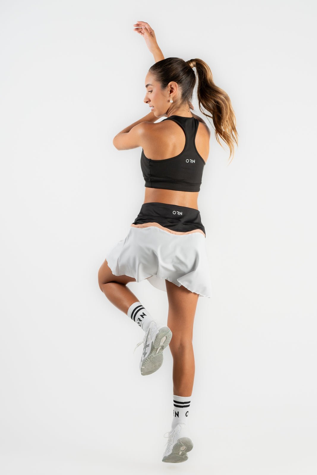 Kit Raqueta - Blanca y Negra - ORN ACTIVEWEAR