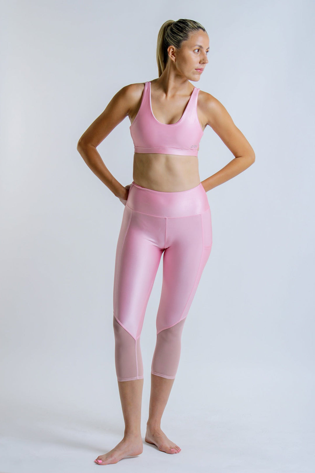 Legging Capri Mesh - CITRUS - ORN ACTIVEWEAR