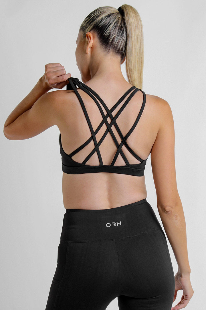 Sports Bra Espalda Cruzada - CITRUS - ORN ACTIVEWEAR