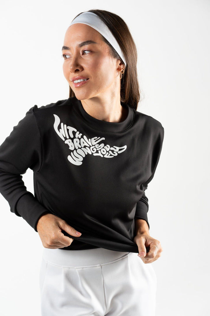 SUDADERA CORTA WINGS - FREEDOM - ORN ACTIVEWEAR