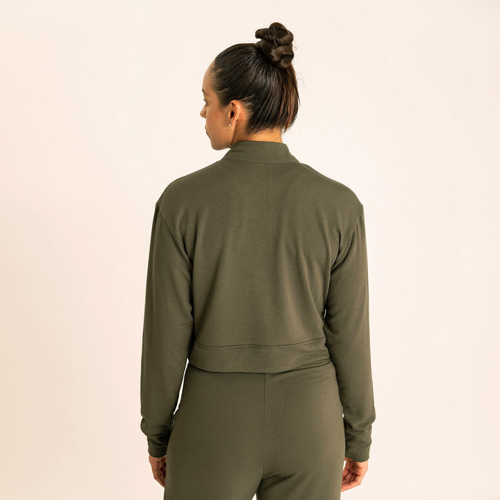 SUDADERA CROP - NATURALS - ORN ACTIVEWEAR