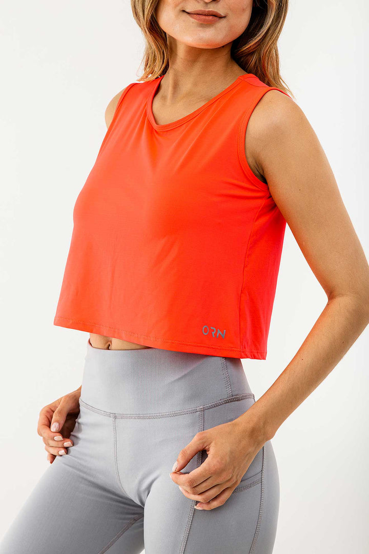 Crop Top Sin Mangas - BÁSICOS - ORN ACTIVEWEAR