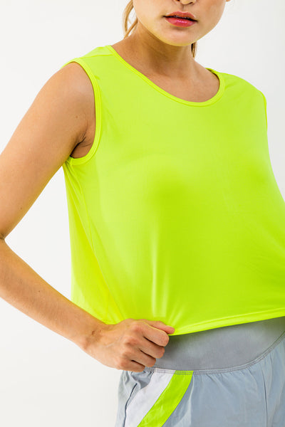 Top Crop Sin Mangas - NEO LILAC