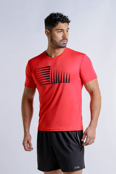 T-Shirt 'On Fire' Deportiva